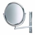 Ricki&Aposs Rugs 9 in., 3X-1X Wall Mount Mirror, Single Arm, Chrome RI3373628